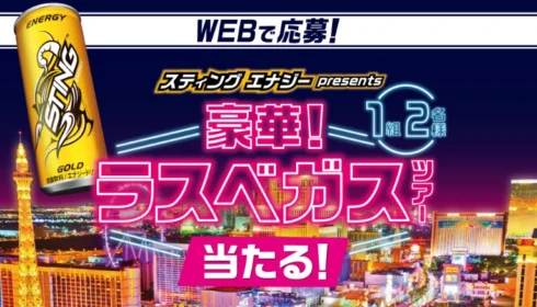 豪華ラスベガス旅行（4泊6日）が当たる高額懸賞！