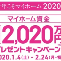 1,010万円の建築資金割引券が2名に当たる家懸賞！