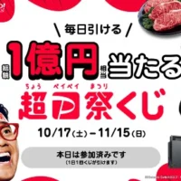 総額1億円相当の賞品が当たるYahoo!の毎日豪華懸賞！