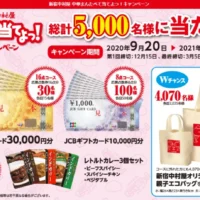 中華まんを食べて高額JCBギフトが当たる新宿中村屋のキャンペーン！