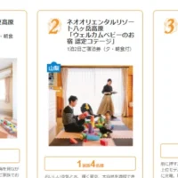 ファミリールーム宿泊券や子育てアイテムなどが当たるハッピーノートの高額懸賞！