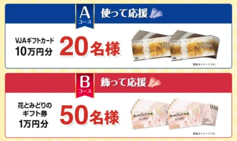 10万円分のギフト券やグルメギフトなどが当たる信金の高額懸賞！