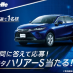 新型TOYOTAハリアーが当たる豪華車懸賞！