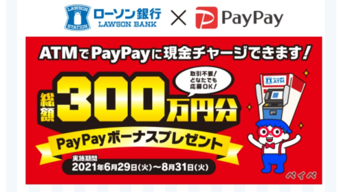 100万円分のPayPayボーナスなどが当たる高額懸賞！