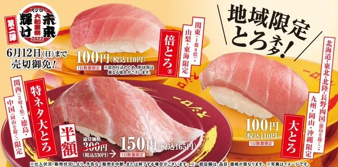 スシローお食事券1万円分が当たるTwitter高額懸賞！