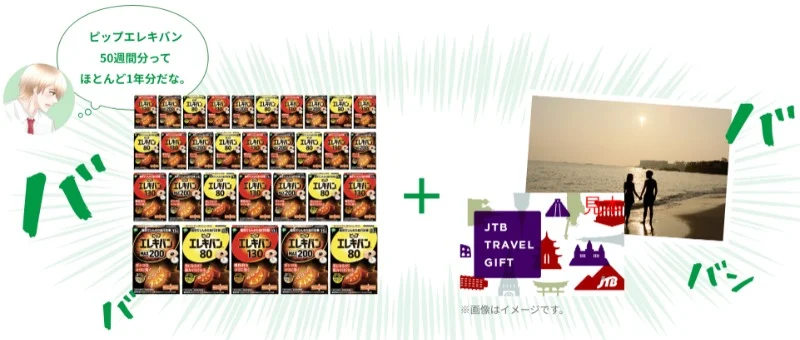 ピップエレキバン約1年分＆旅行券1万円分が当たる豪華懸賞！