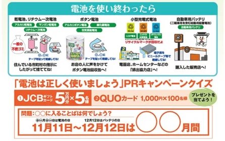 JCBギフト券5万円分やQUOカードが当たる高額クイズ懸賞！