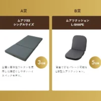 ムアツで眠れる宿ペア宿泊券などが当たる高額懸賞！