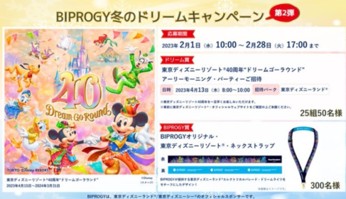 ディズニーリゾート40周年パーティー招待券が当たるTwitter懸賞！