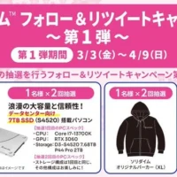 Core i7＆RTX3060＆SSD 7TB搭載の高級パソコンが当たるTwitter懸賞！