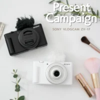 SONYのVLOGカメラ「ZV-1F」が当たるInstagram懸賞！