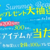 IPL光美容器や電気針ヘッドスパなどが当たる高額懸賞！