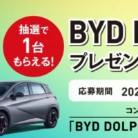 電気自動車「BYD DOLPHIN」が当たる豪華車懸賞！